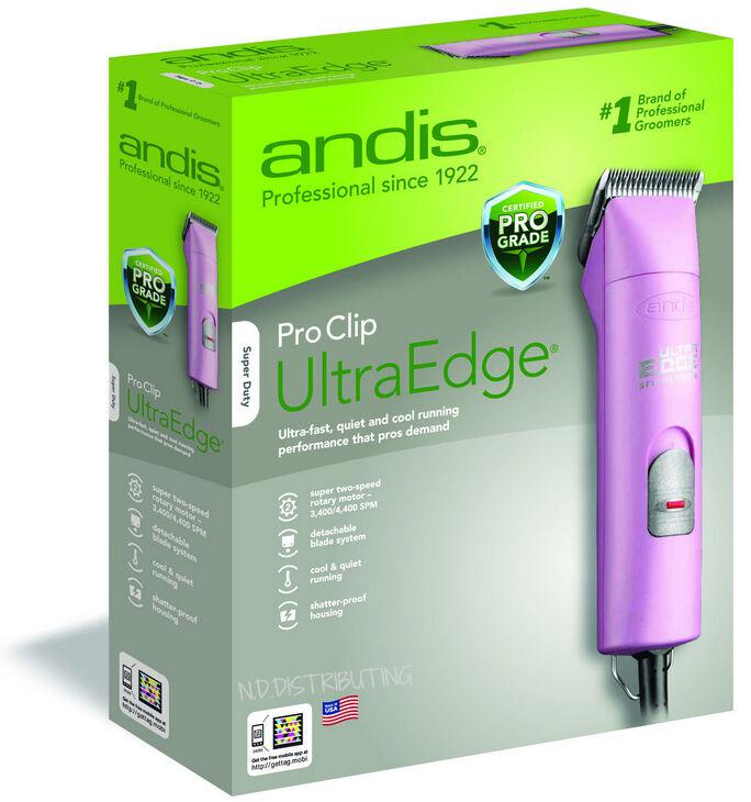 Andis Professional UltraEdClipper # 24085 LIGHT PINK ProClip AGC2 Two-Speed