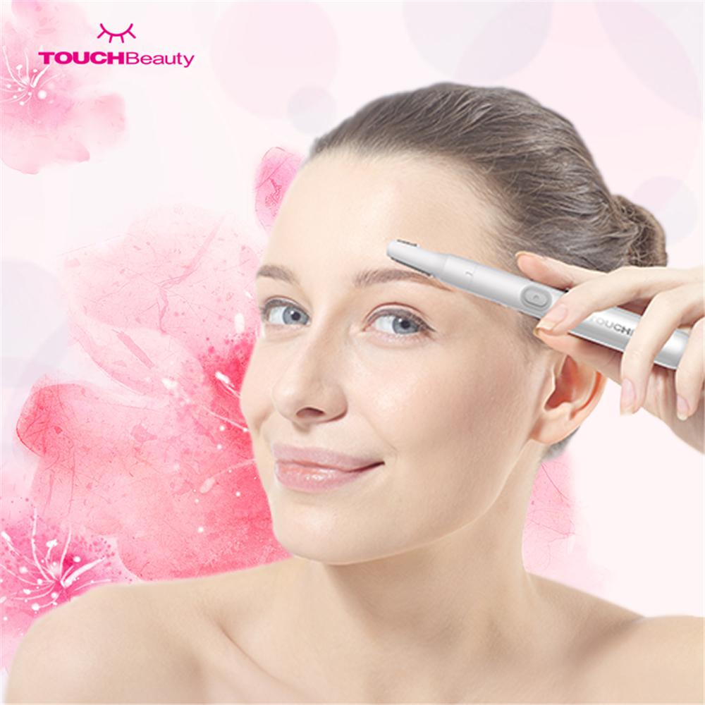 Eyebrow Nose Ear Hair Trimmer Electronic  Steel Side Women Burn Bear