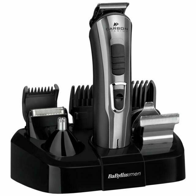 BaByliss Carbon ium 10 in 1 Face & Body Grooming Kit for Men Ba-7425cu