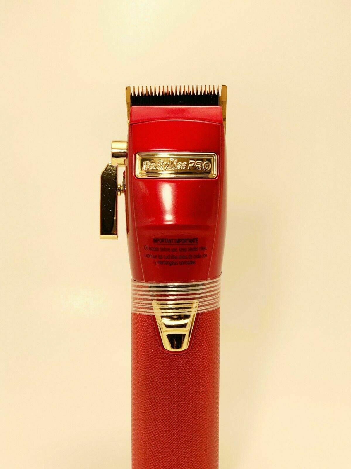 BaByliss PRO FX870RCordless Clipper Limited Edition RED Color