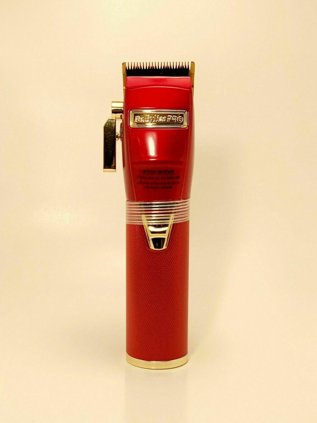 BaByliss PRO FX870RCordless Clipper Limited Edition RED Color