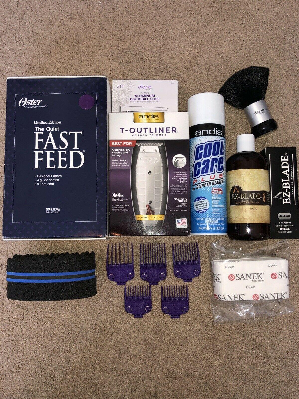 Full Barber Setup, Clippers, Outliner, Straight , Guards, Cape, More!