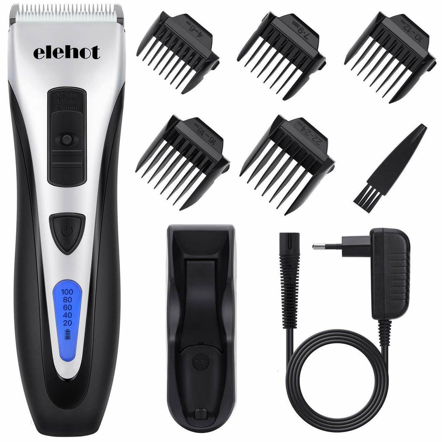 Hair Clippers Professional Man Machine Cut Hair with LCD Screen 5 Combs