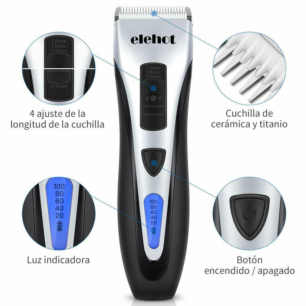 Hair Clippers Professional Man Machine Cut Hair with LCD Screen 5 Combs