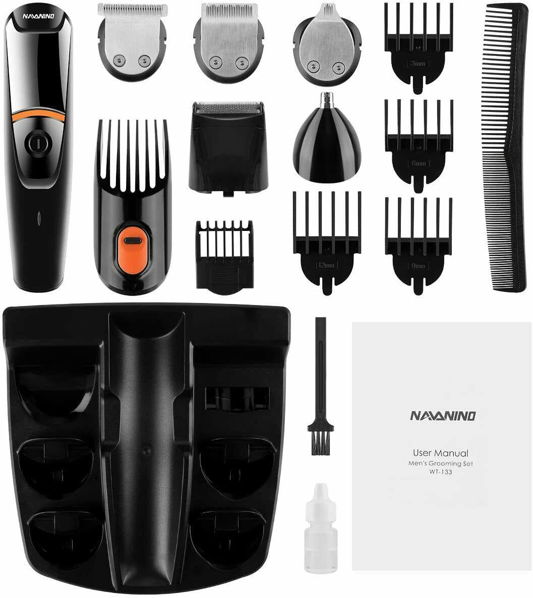 Trimmer Professional Mens Barber Electric 5 on 1 Waterproof Precision