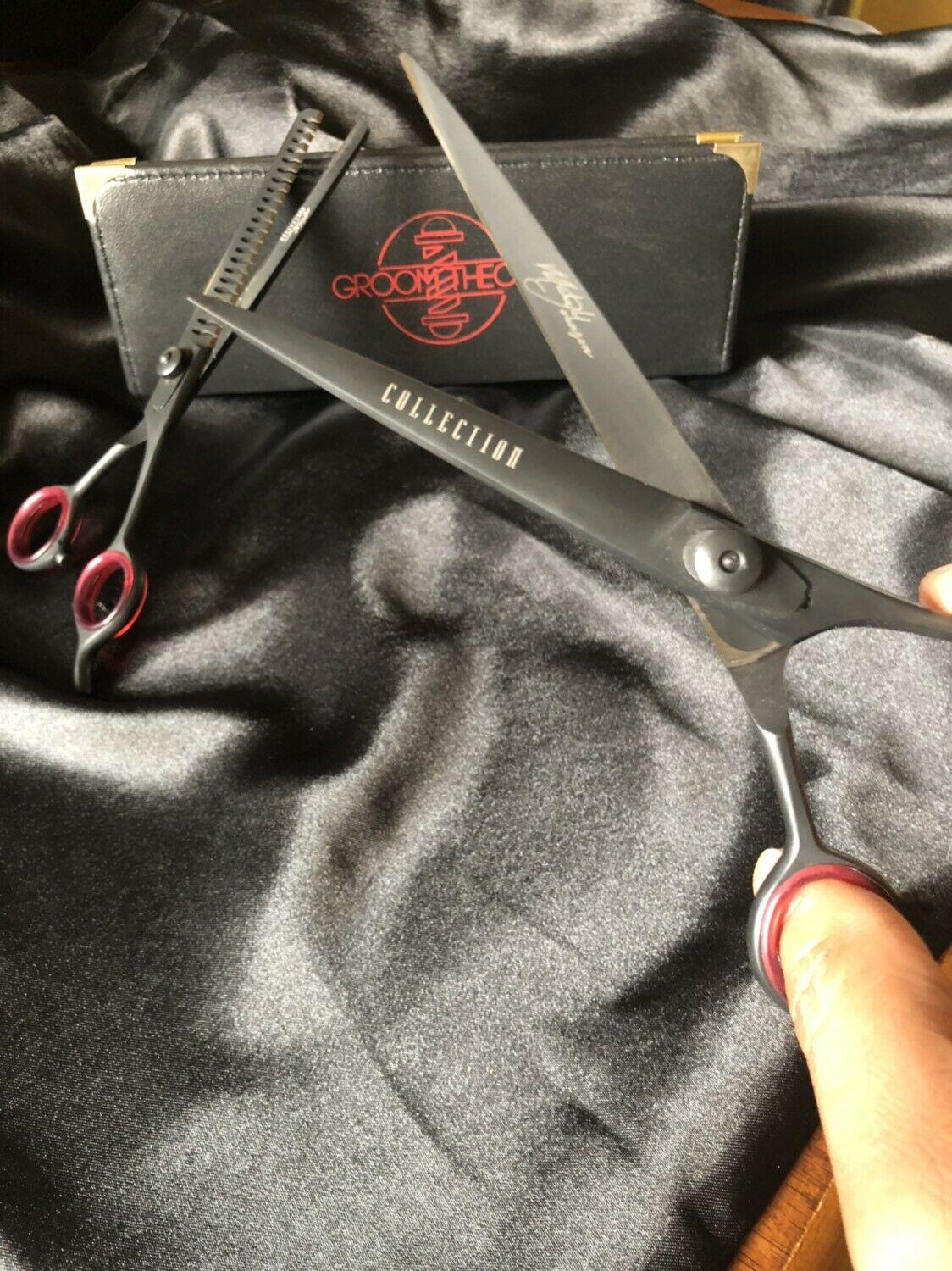 Groom ry  Michael Johnson Collection Black 7 Shear & Thinning Shear Combo