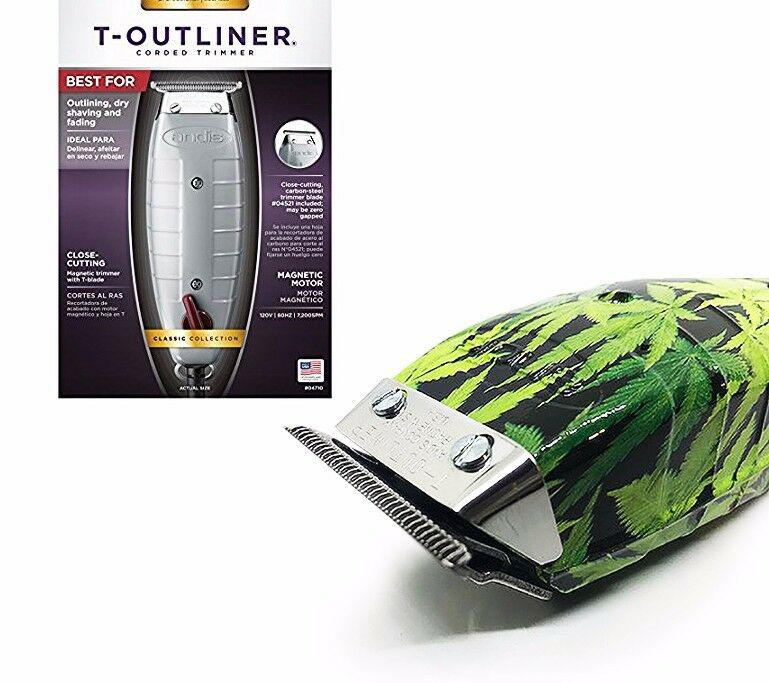 Custom Clippers Andis T-Outliner Trimmer "Herbal" (Brand New) By LujosCustoms