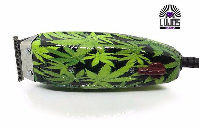 Custom Clippers Andis T-Outliner Trimmer "Herbal" (Brand New) By LujosCustoms