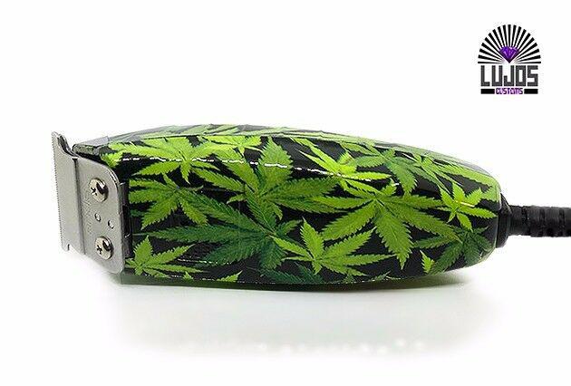 Custom Clippers Andis T-Outliner Trimmer "Herbal" (Brand New) By LujosCustoms