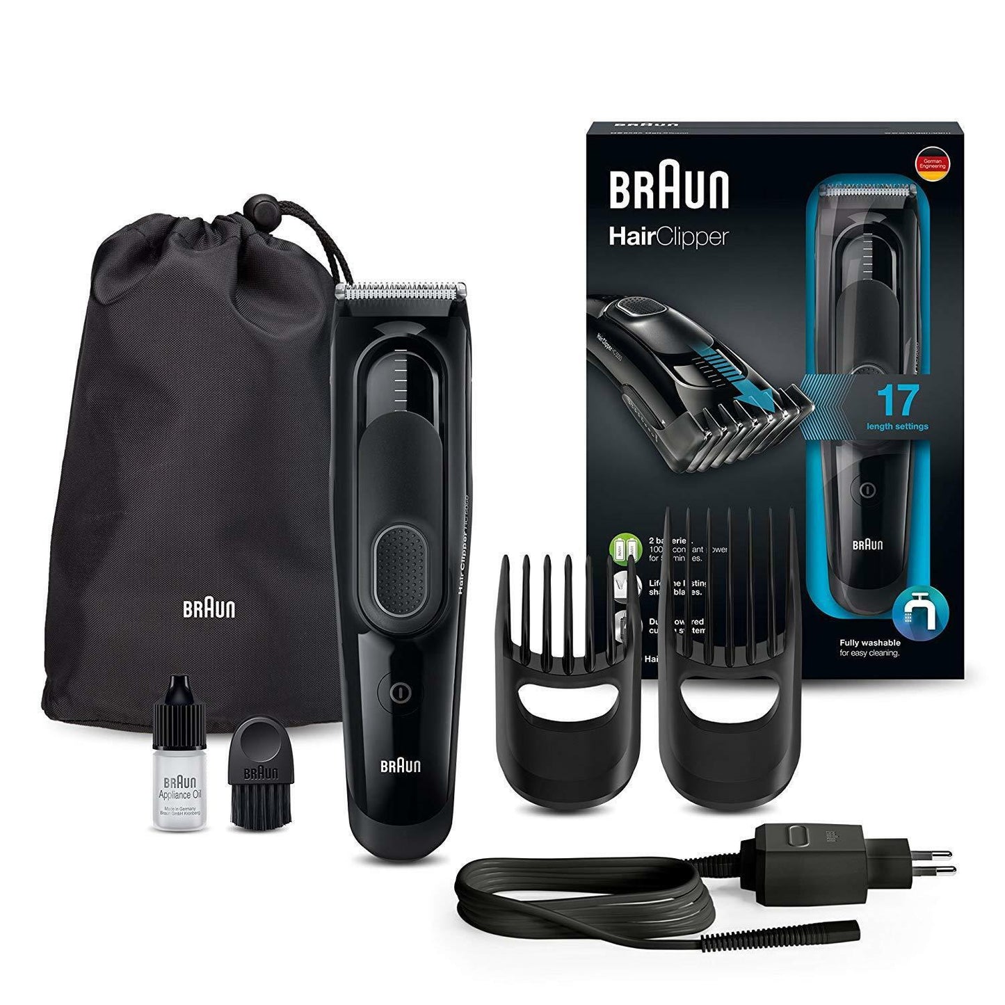 Braun HC 5050 Machine Professional Powerful Tech Dualbattery