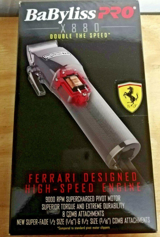 Babyliss BabylissPro FXF880 Ferrari ed High Speed Engine Clipper