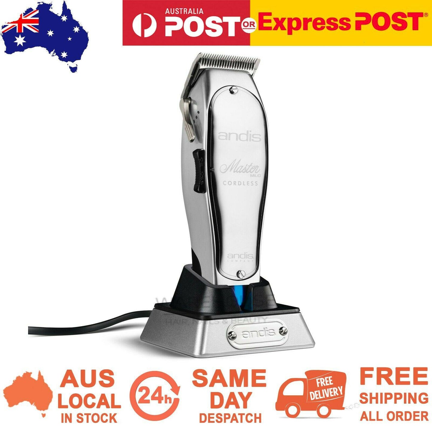 Andis  Cord / Cordless MLC Lithium-Ion Clipper Hair Styling Barber Salon