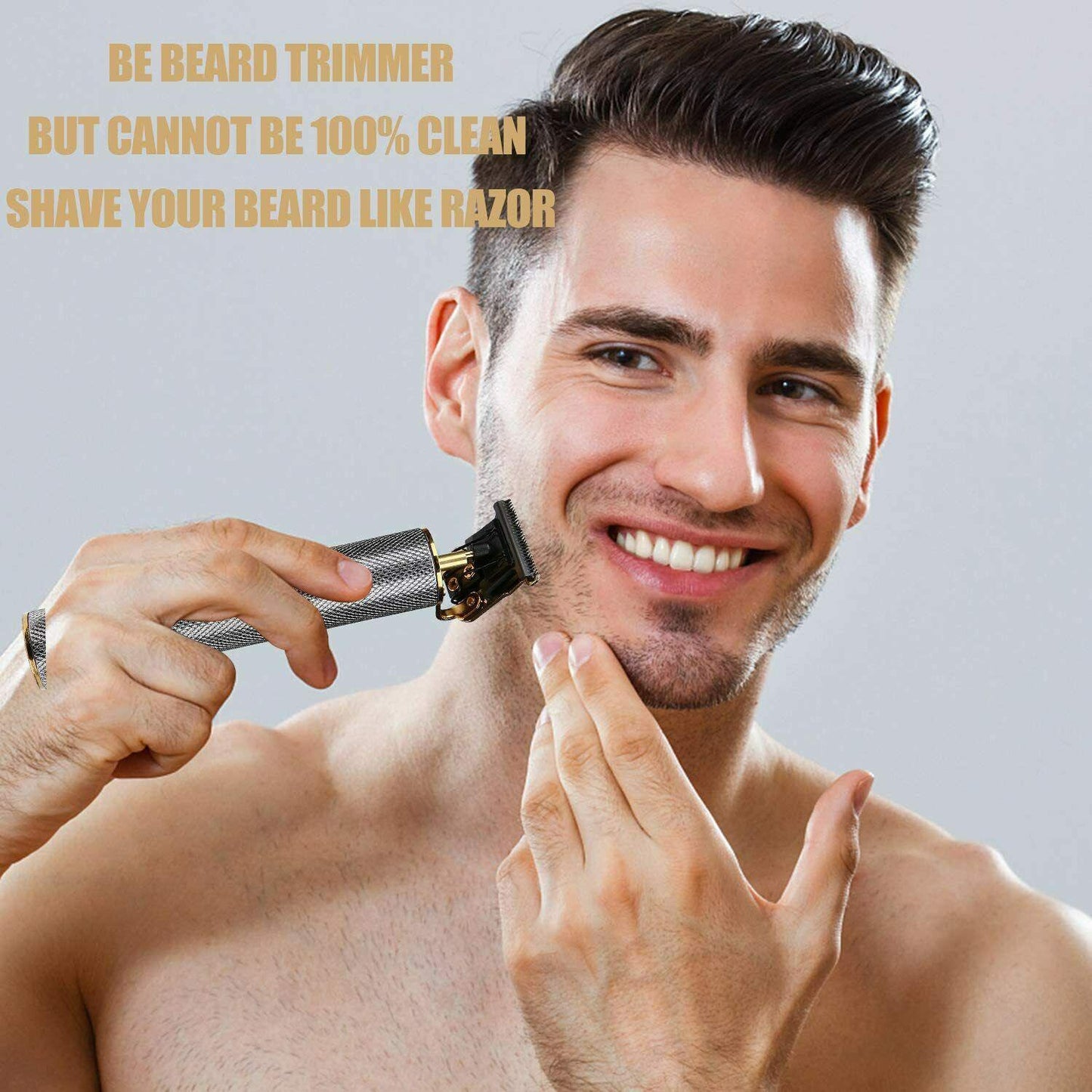 Trimmer Electric BESTBOMG Professional Rechargeable  On T With 4 Combs