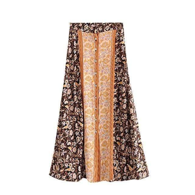 daisy chain maxi skirt