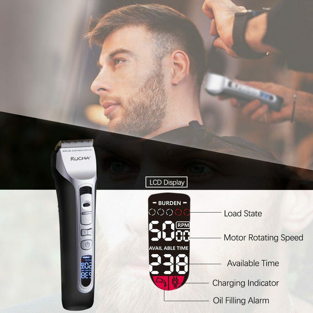 Barber Electric Hair Clipper Rechargeable Hair Trimmer ium Ceramic from USA