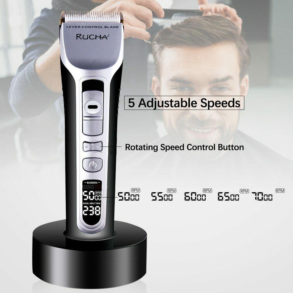 Barber Electric Hair Clipper Rechargeable Hair Trimmer ium Ceramic from USA