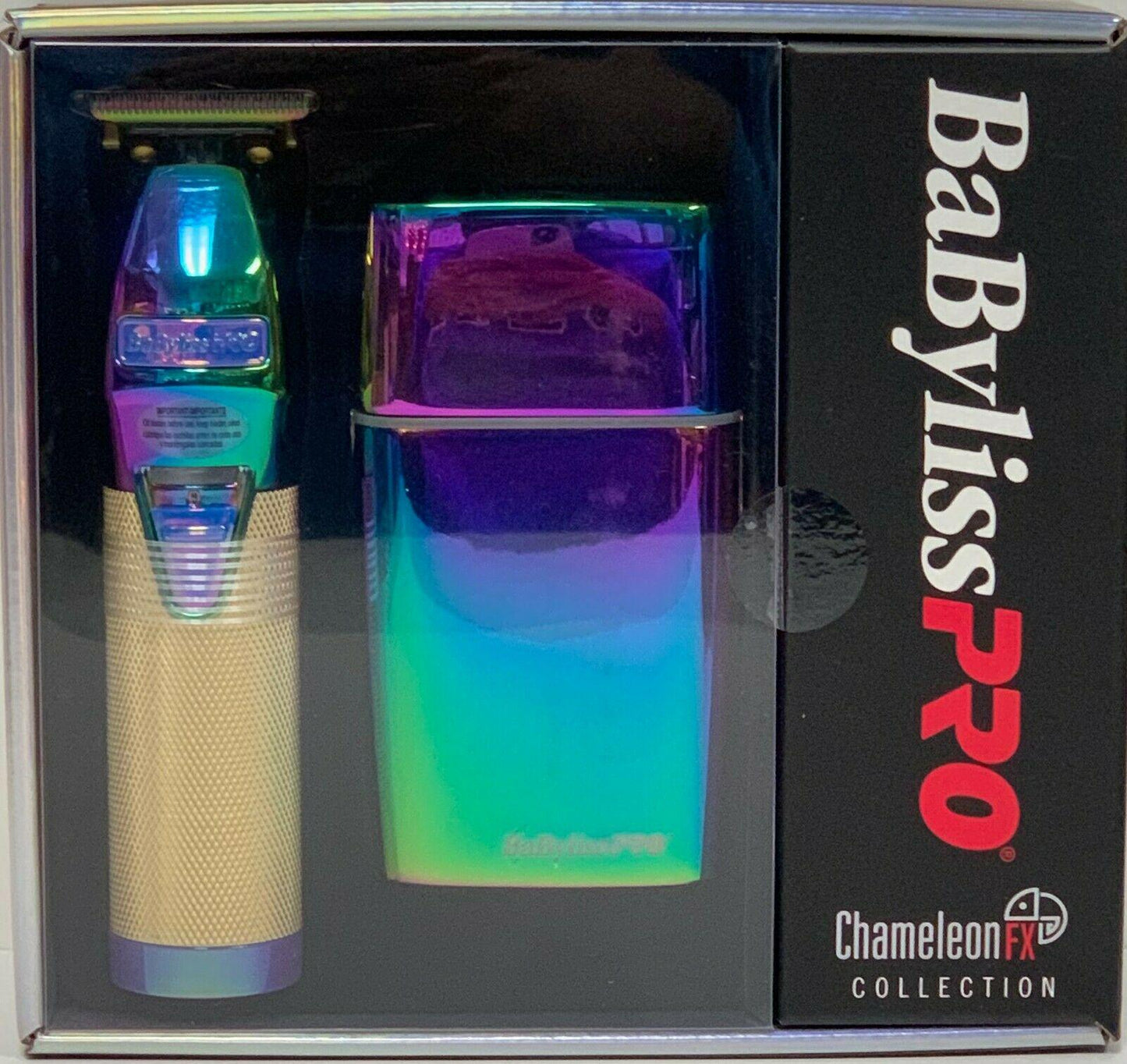 BaByliss Pro ChameleonFX Collection Skeleton Outliner & Double Foil Shaver Combo