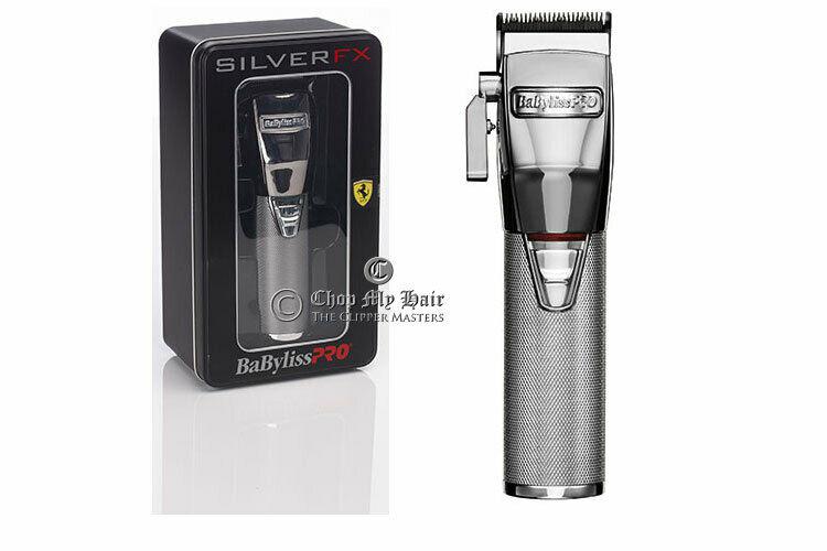 Babyliss Pro Metal Cordless Clipper Silver Fx870s