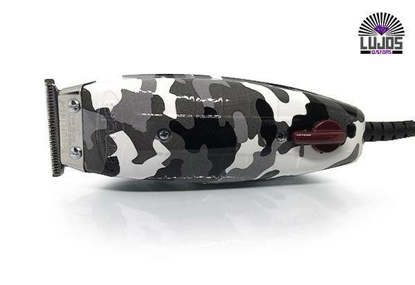 Custom Clipper Andis T-Outliner Trimmer "Camo" Edition Brand By LujosCusto