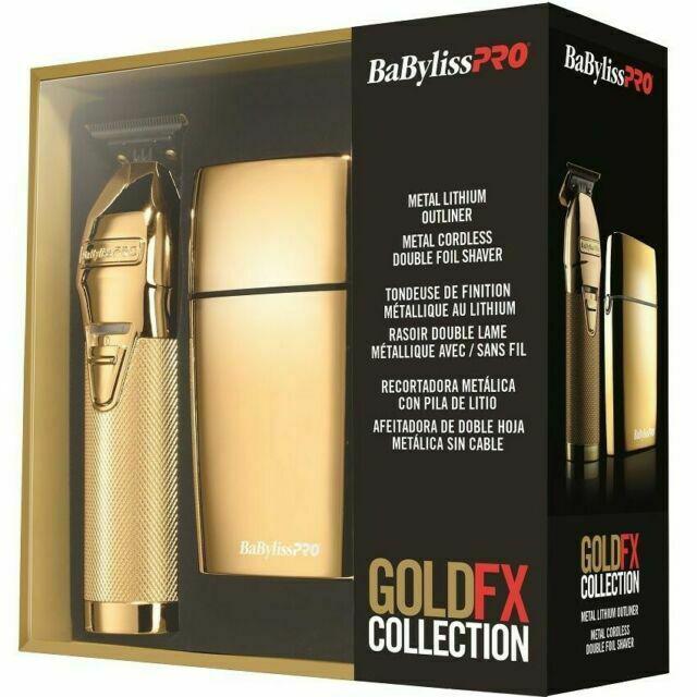 BaByliss PRO FXHOLPK2G GoldFX Collection Trimmer and Shaver