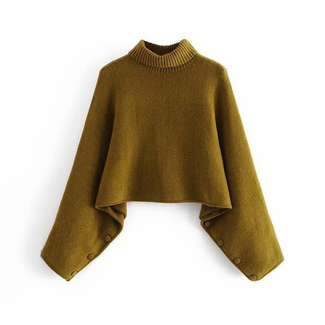 turtleneck cropped sweater