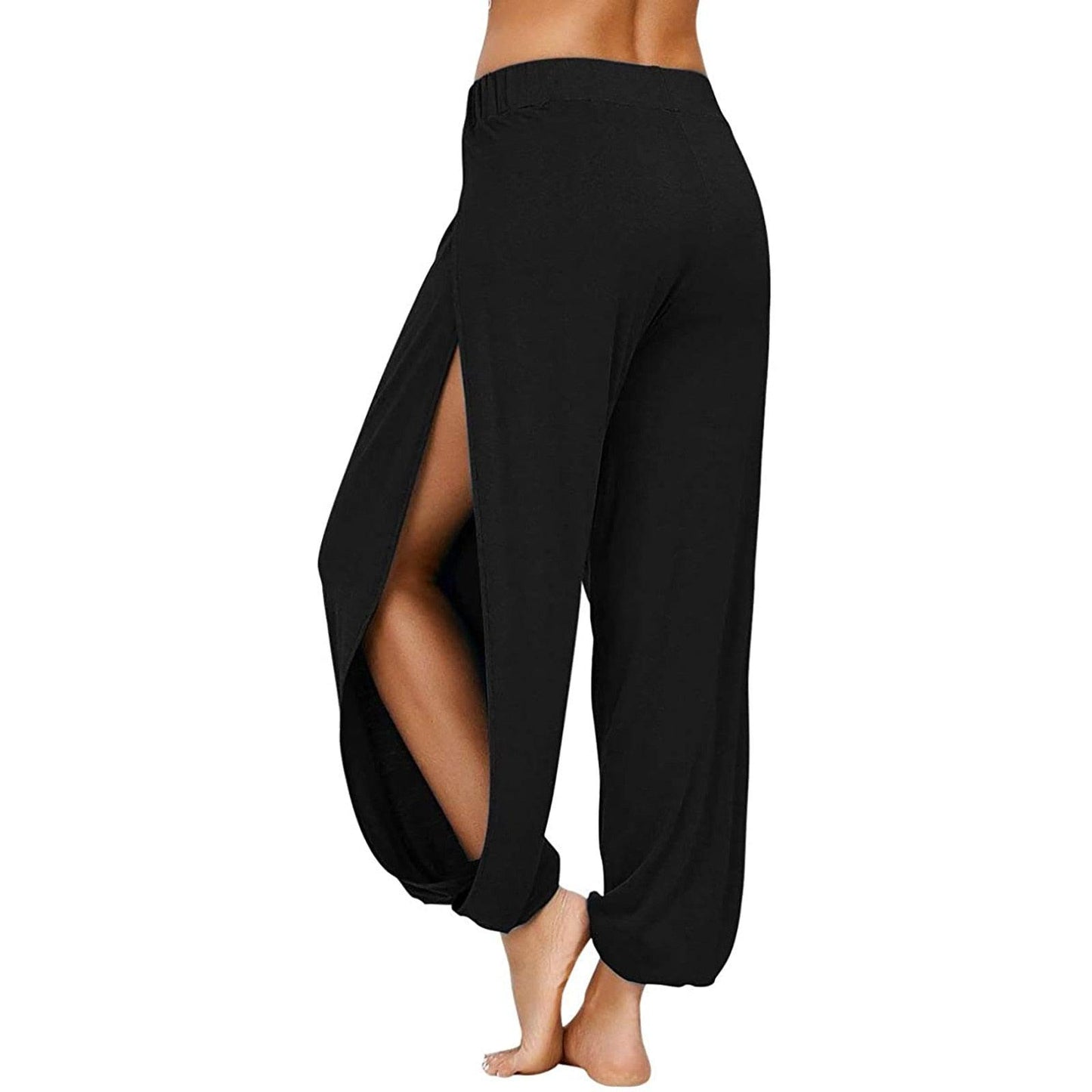 beach split dance wide leg pants