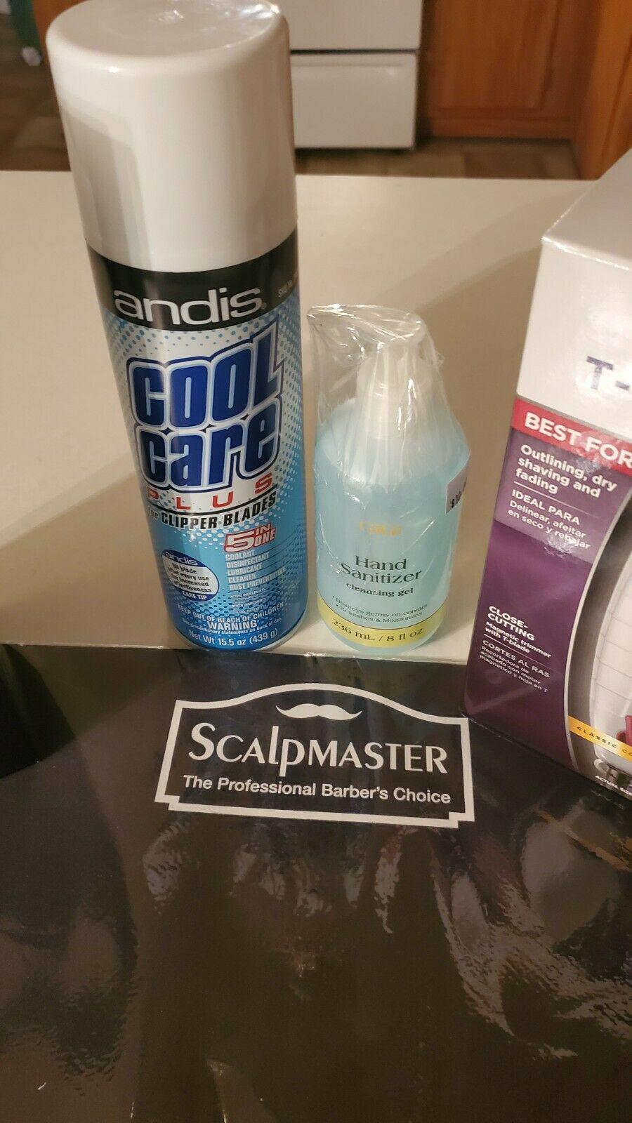 Andis Cordless Master Clipper, T-Outliners, Cool Care Plus & Clipper Mat