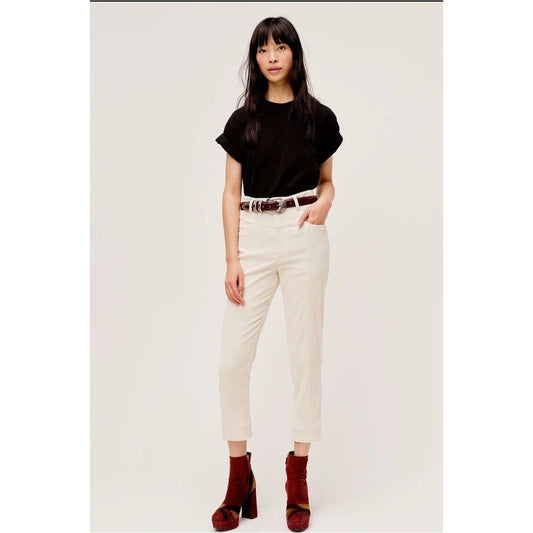 high waist ankle pants