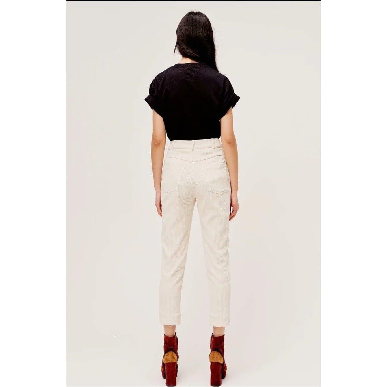 high waist ankle pants