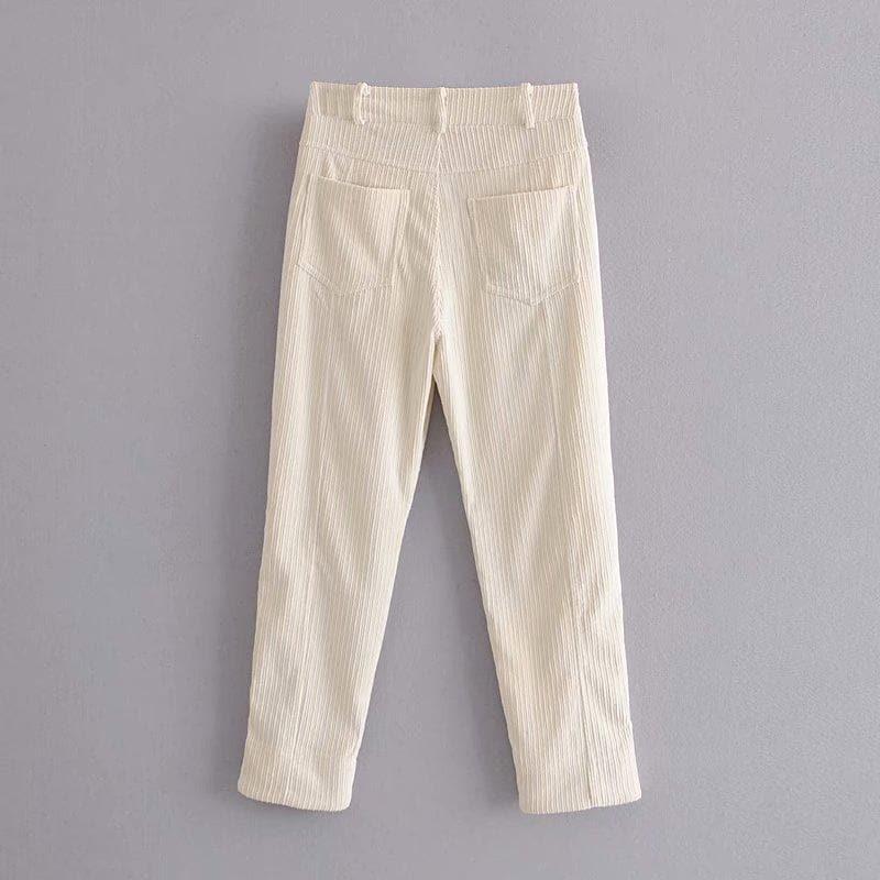 high waist ankle pants