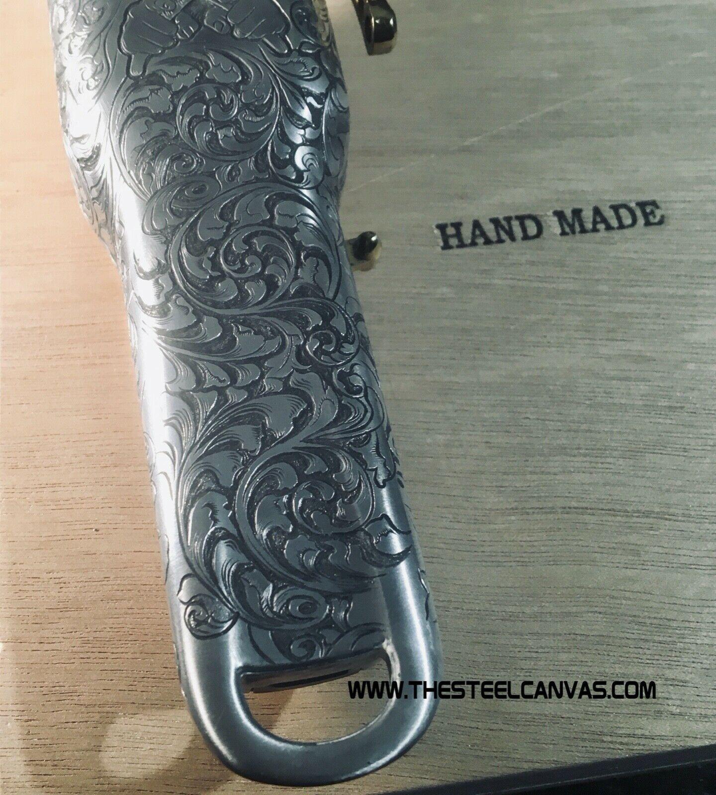 Unique hand engraved hair clipper. One of a kind