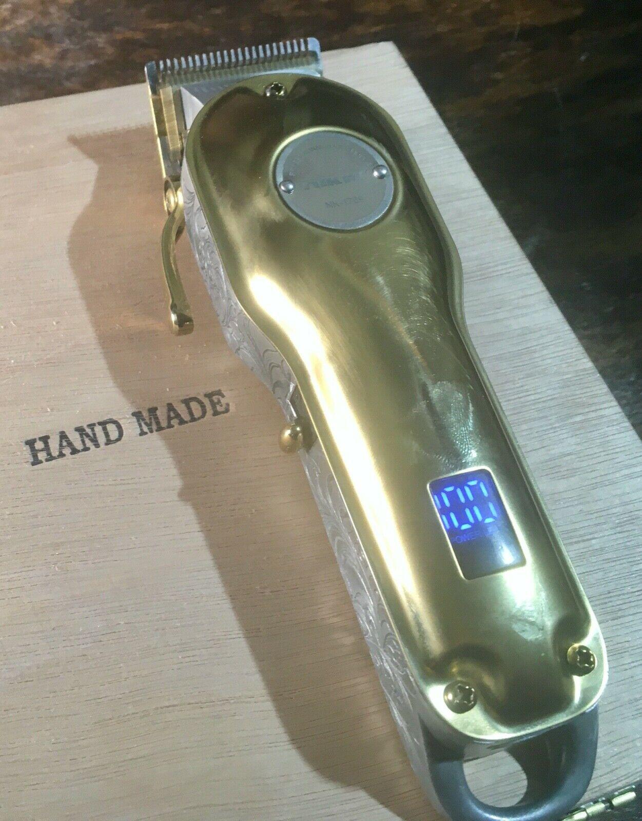 Unique hand engraved hair clipper. One of a kind