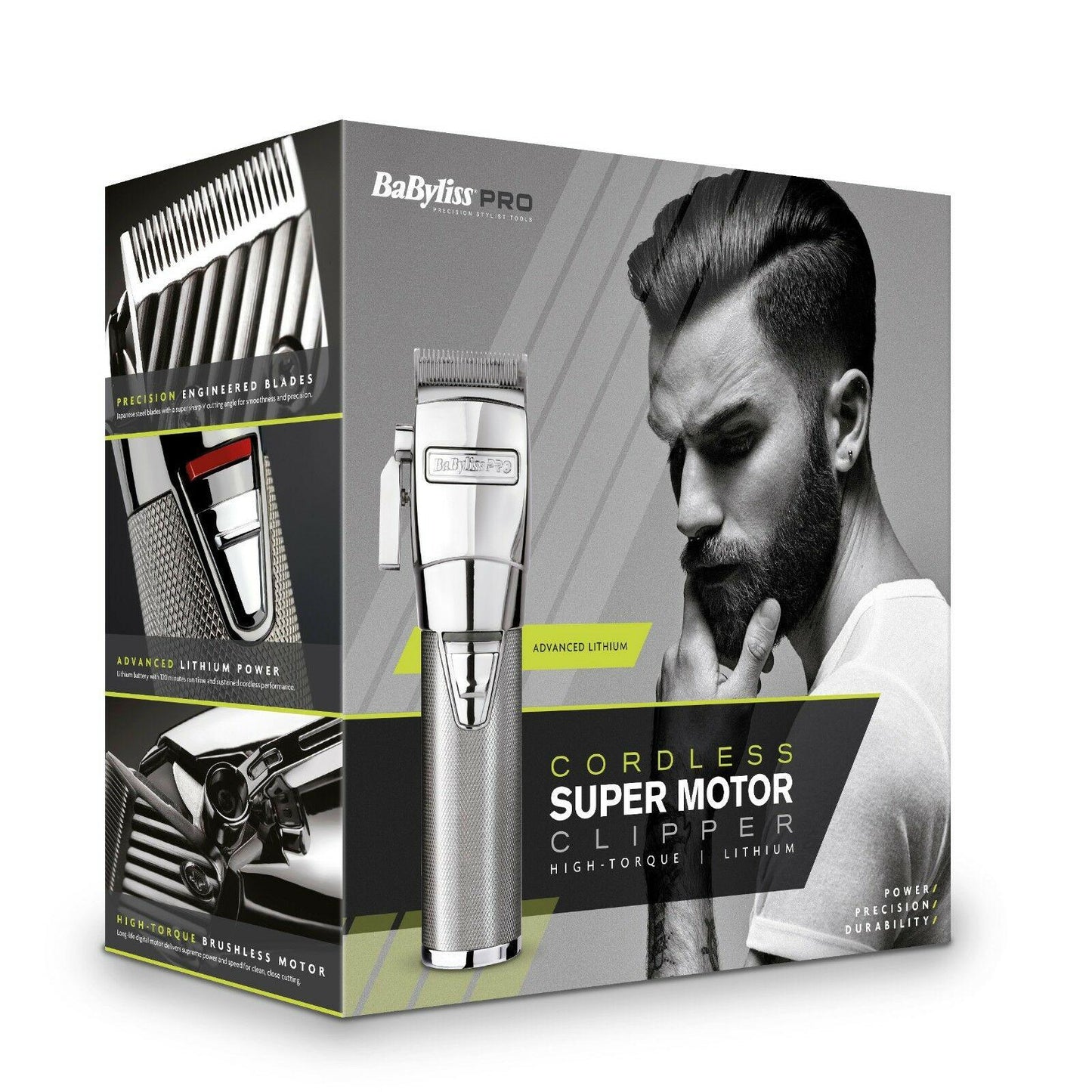 BaByliss PRO Super Motor Clipper - Silver