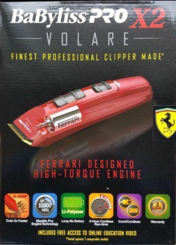 Babyliss Pro Volare X2 Clipper With Ferrari-ed Engine Fxf811