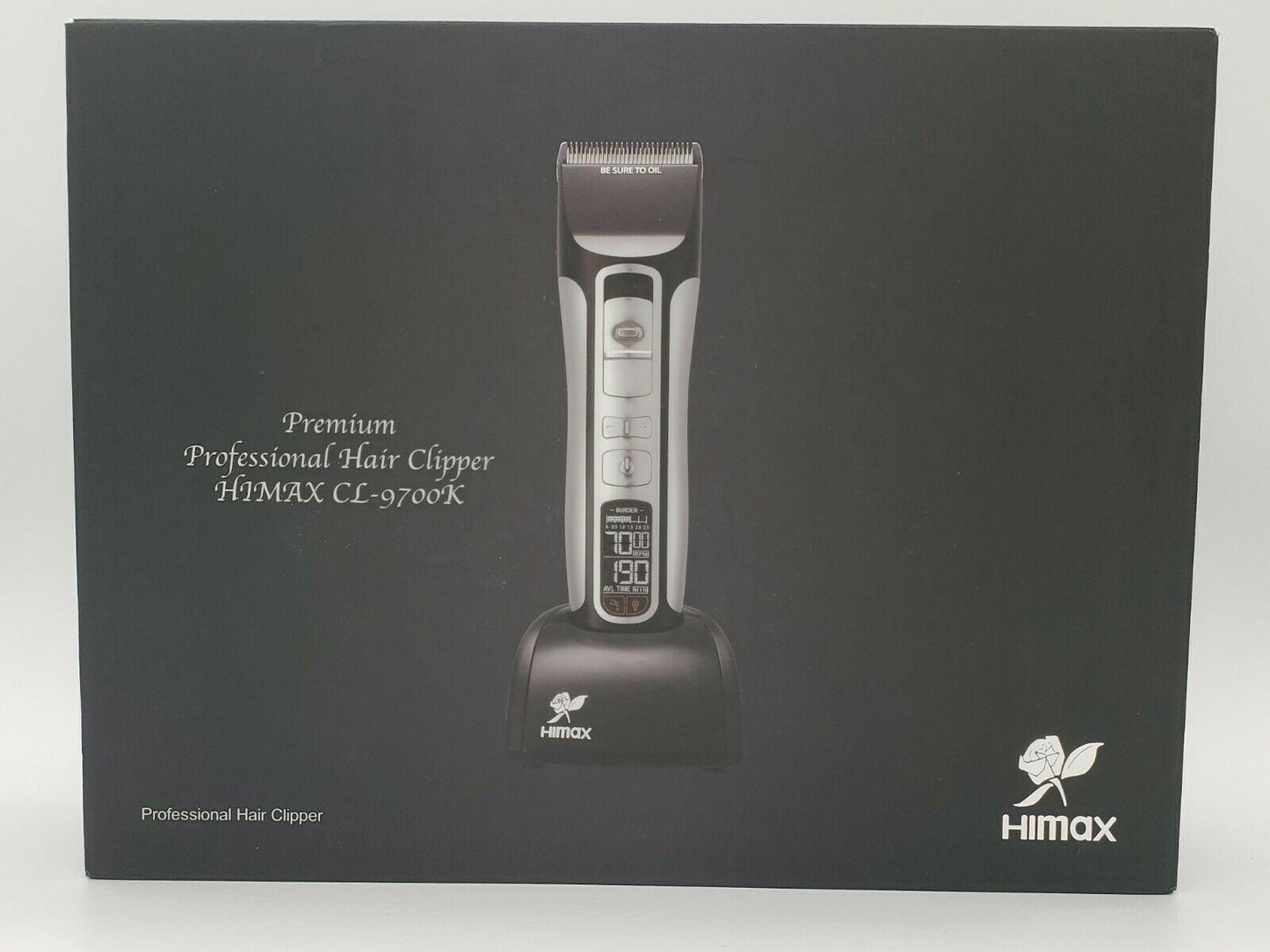 HIMAX CL-9700K PRO Hair Clipper - Cord & Cordless 4 Hrs Running Li-Ion Battery