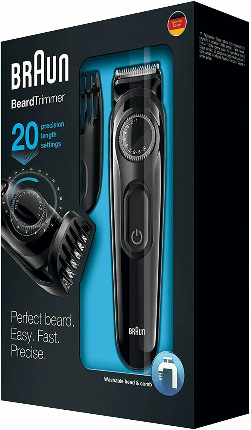 Braun Beardtrimmer BT3022 Trimmer Beard and Trimmer Rechargeable 20 Fitting