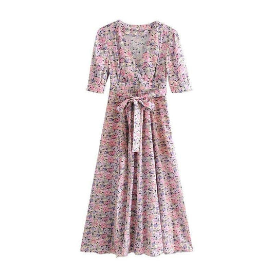 floral print vintage dress