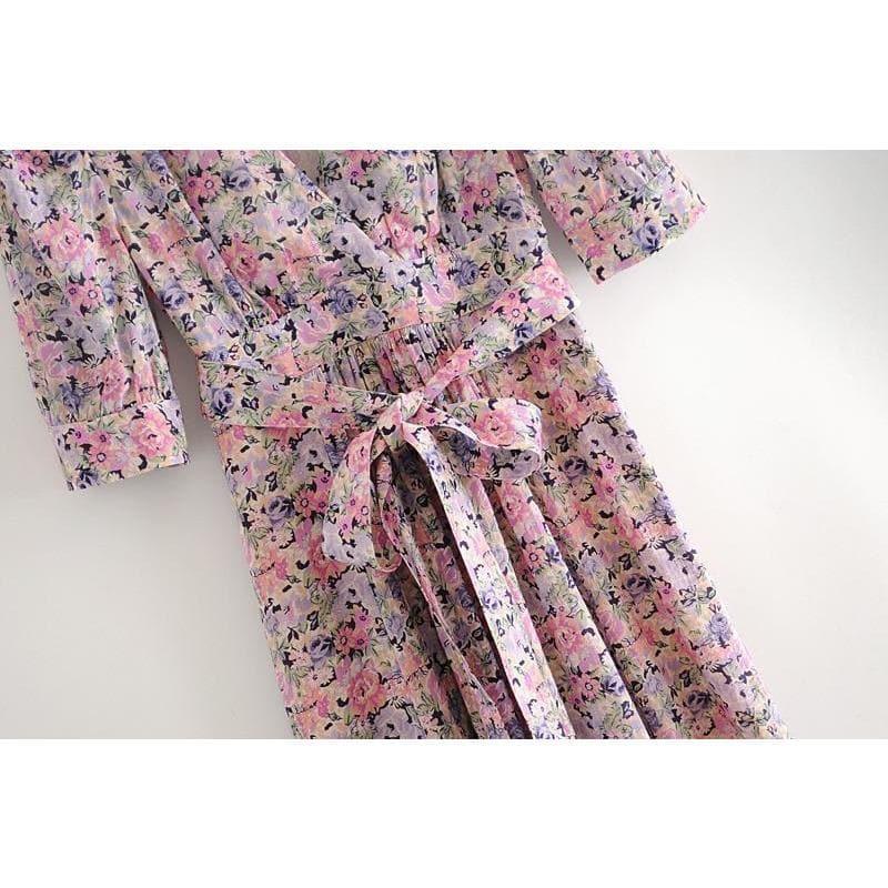 floral print vintage dress