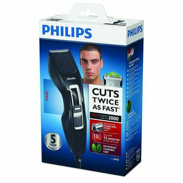 Trimmer Philips Series 3000 Blades  Steel 13 Positions of Cutting