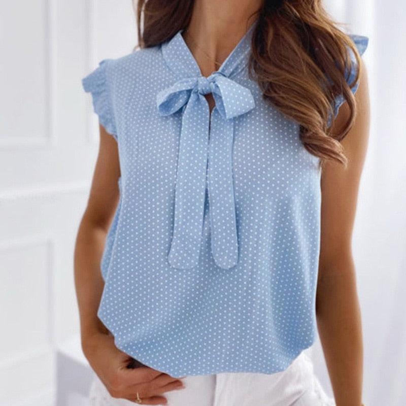 elegant sleeveless ruffles