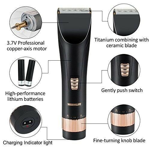 Cordless Hair clippers electric for Rechargeable Men Hair trimmers