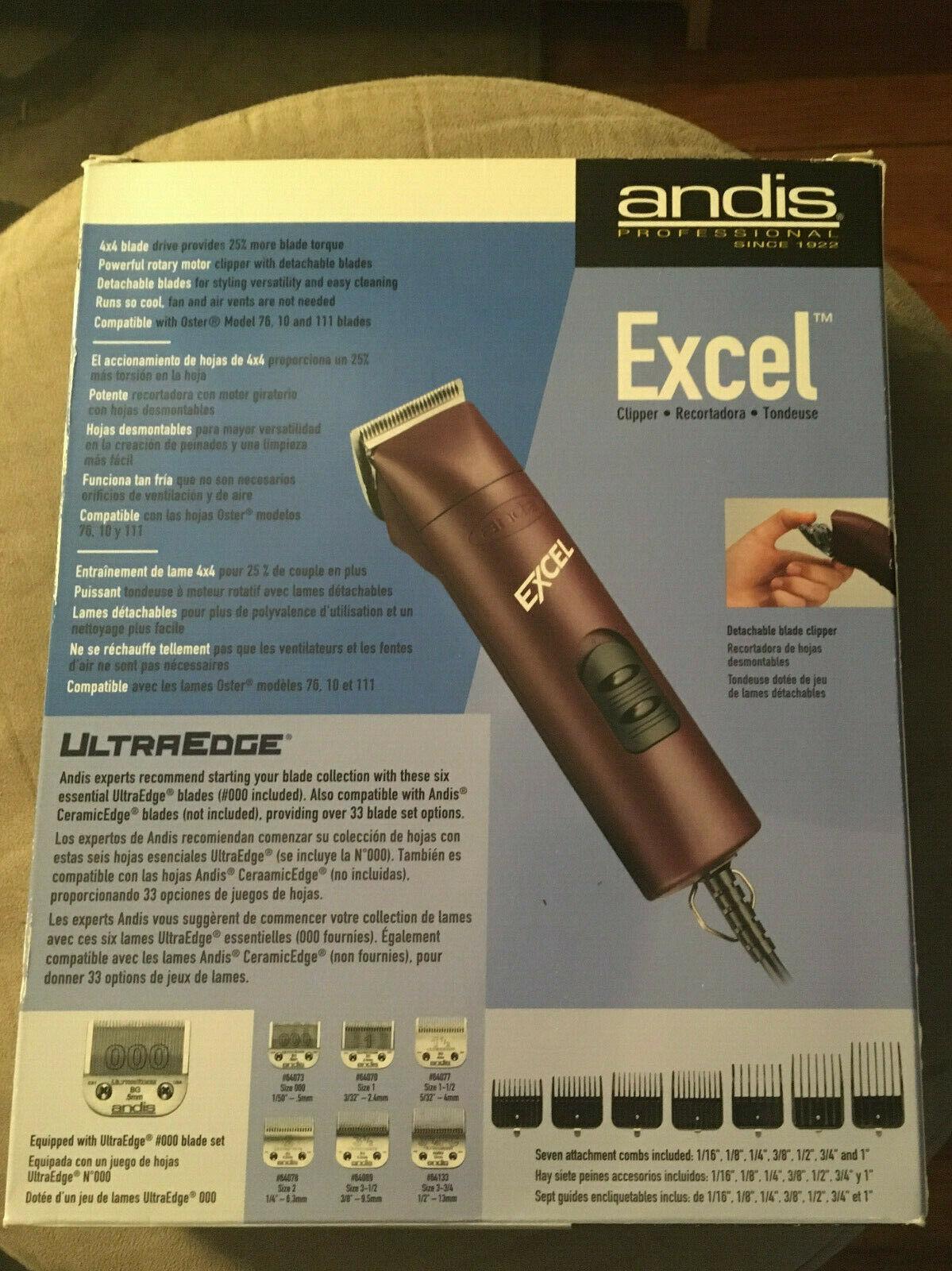 Andis Professional 22310 Excel Hair Clipper with Detachable Blade/ Rotary Motor