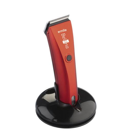 ermila Bellina Velvet Red Battery Power Professional Hair Clipper