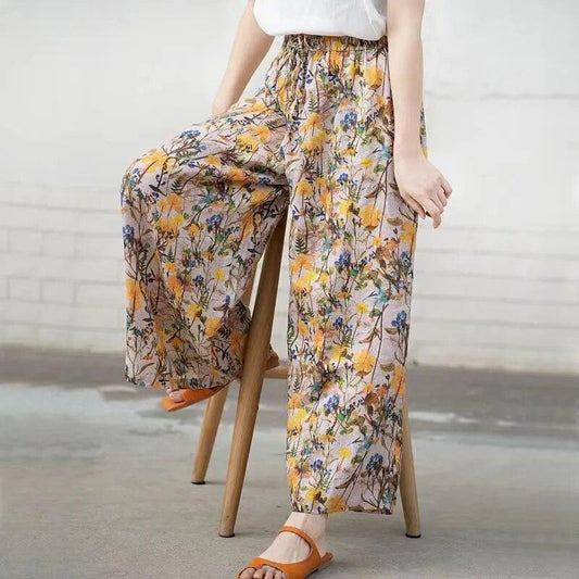 baggy drawstring boho pants