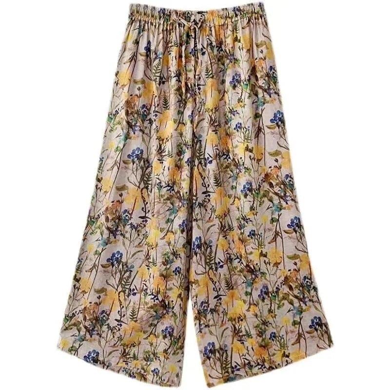 baggy drawstring boho pants