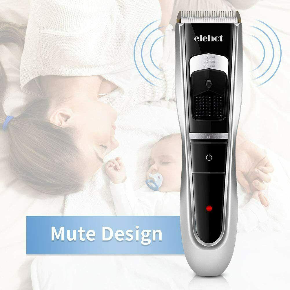 Trimmer Professional Mens Machine Cut Hair Rechargeable Trimmer 4peines