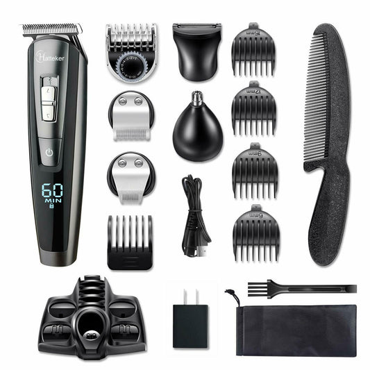 Hair Trimmer Waterproof USB Rechargeable 5 In 1