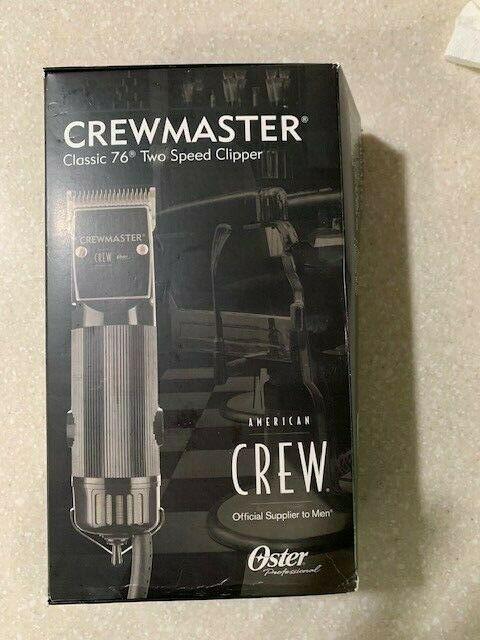 AMERICAN CREW Oster Crew Classic 76 Two 2 Speed Clipper #000 #1 Blade NEW