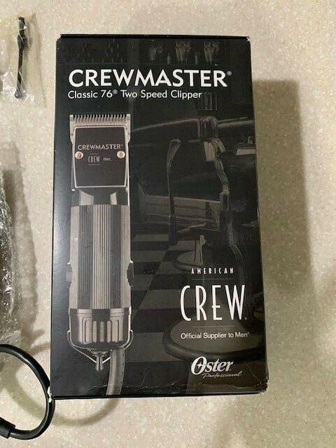 AMERICAN CREW Oster Crew Classic 76 Two 2 Speed Clipper #000 #1 Blade NEW