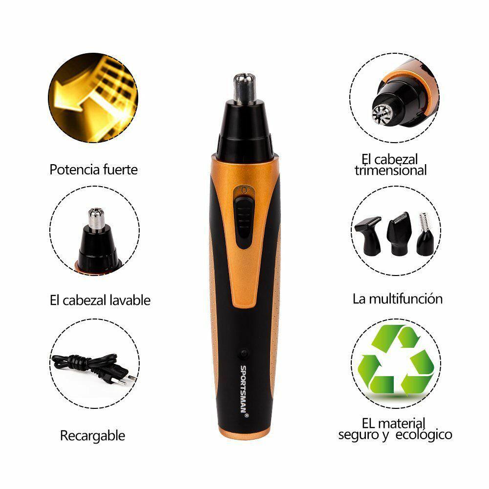 Trimmer of Facial Hair of Whiskers Nose Eyebrow and Ears Waterproof in Water